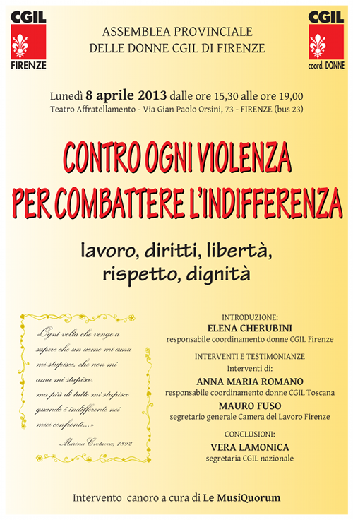 Contro ogni violenza