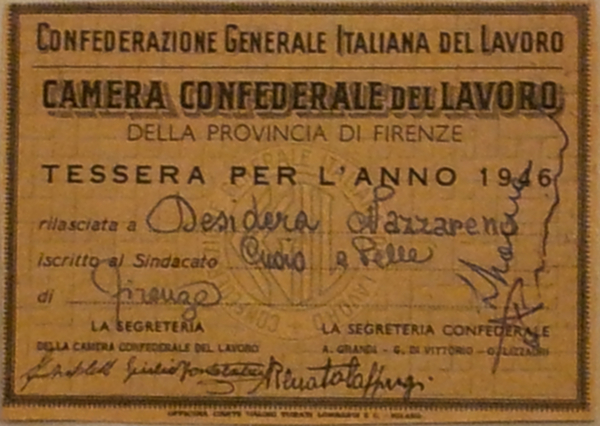 tessera iscritto 1946