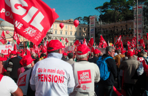 manifestazione spi