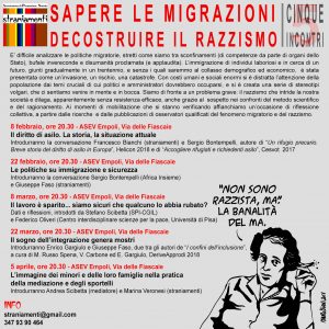 sapere le migrazioni, decostruire il razzismo