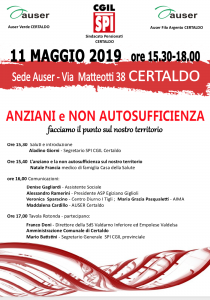 non autosufficienza Certald